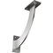 Ekena Millwork Bradford Steel Bracket, Stainless Steel 2"W x 9"D x 9"H BKTM02X09X09BRSS - alternate 1